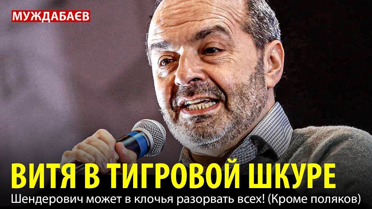 ВИТЯ В ТИГРОВОЙ ШКУРЕ. Шендерович может в клочья разорвать всех! (Кроме поляков)