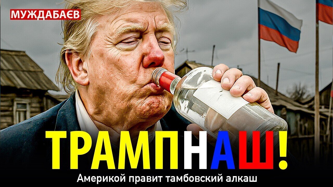 TRUMP IS OURS! America is ruled by a Tambov drunkard.