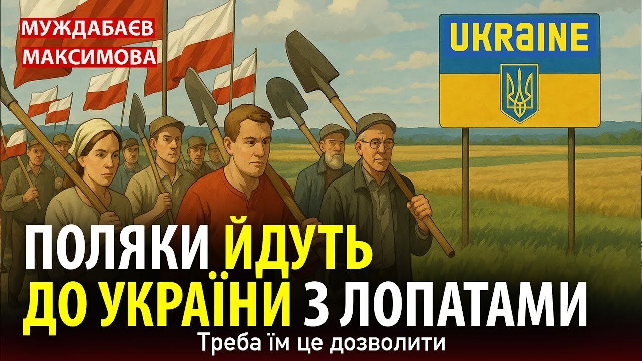ПОЛЯКИ ЙДУТЬ ДО УКРАЇНИ З ЛОПАТАМИ. Треба їм це дозволити