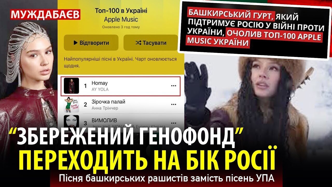 «ЗБЕРЕЖЕНИЙ ГЕНОФОНД» ПЕРЕХОДИТЬ НА БІК РОСІЇ. Пісня башкирських рашистів замість пісень УПА
