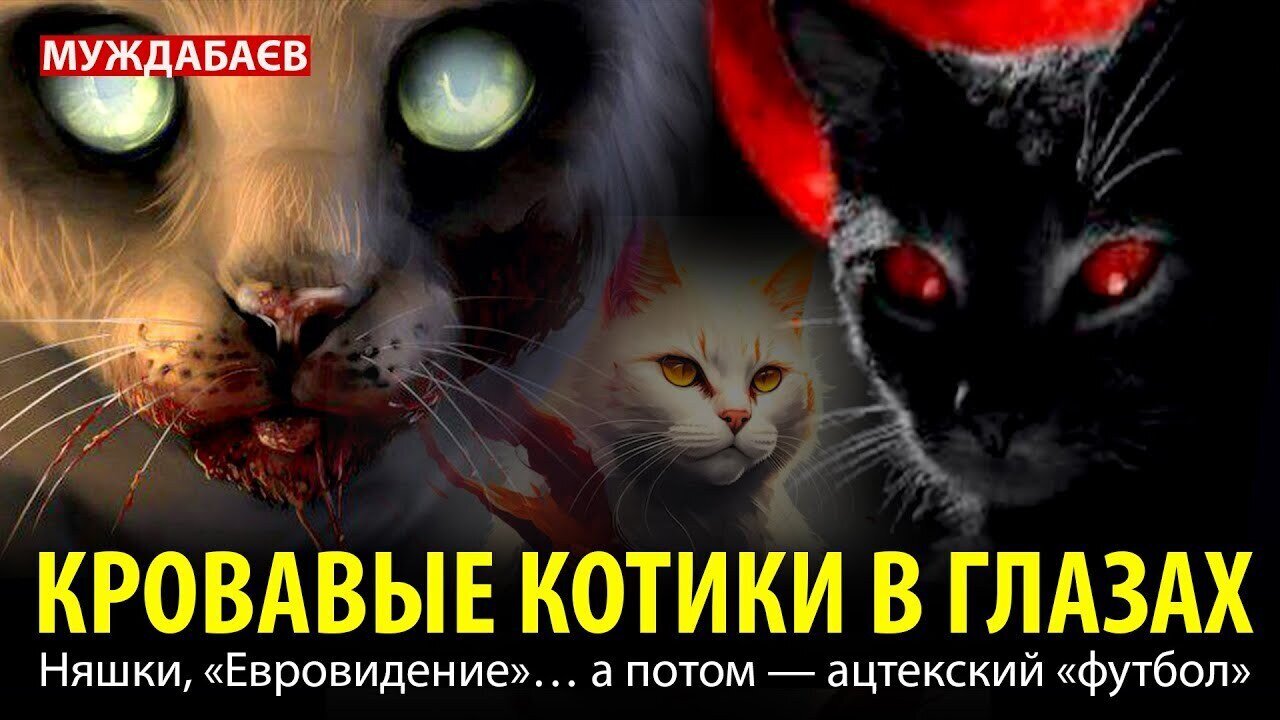 КРОВАВЫЕ КОТИКИ В ГЛАЗАХ. Няшки, «Евровидение»… а потом — ацтекский «футбол»