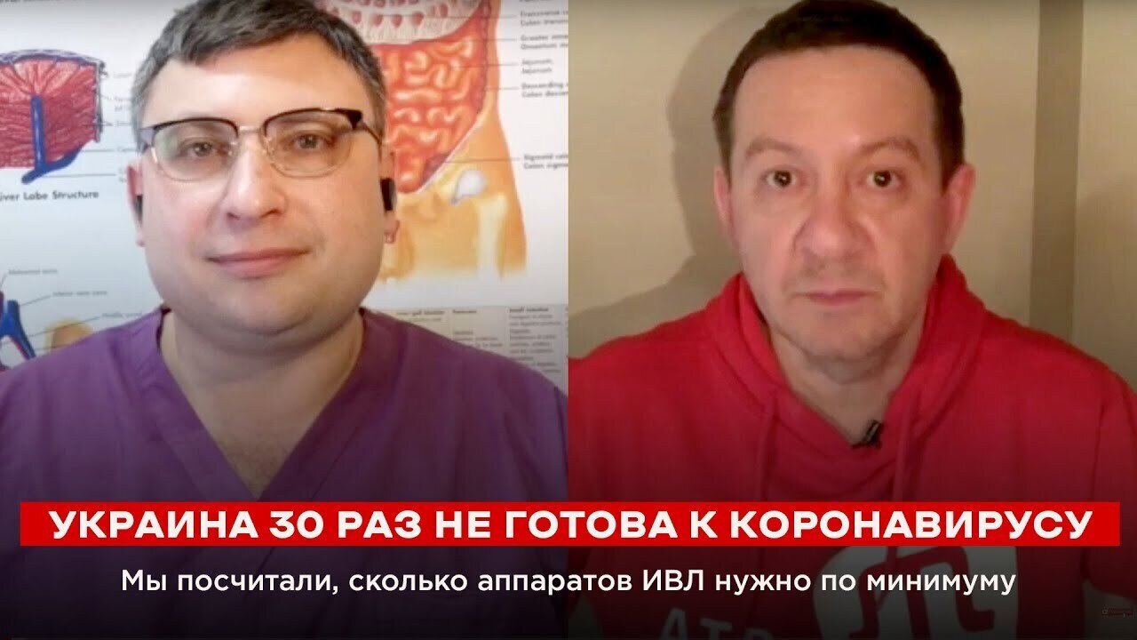 УКРАИНА 30 РАЗ НЕ ГОТОВА К КОРОНАВИРУСУ. Мы посчитали, сколько аппаратов ИВЛ нужно по минимуму